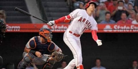 【MLB】大谷翔平「5番・DH」でスタメン出場　第1打席は空振り三振、第2打席は中飛