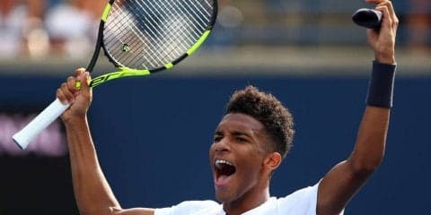 期待の17歳 オジェ アリアシムが地元で世界18位のプイユを下す金星[ATPマスターズ1000 トロント]