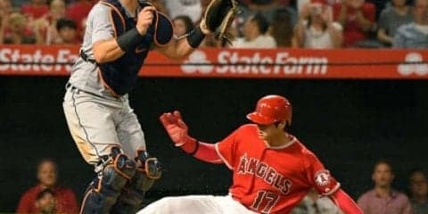 【MLB】大谷が快足で得点、6回に四球→暴投→右飛→左飛で生還　逆転弾＆内野安打も