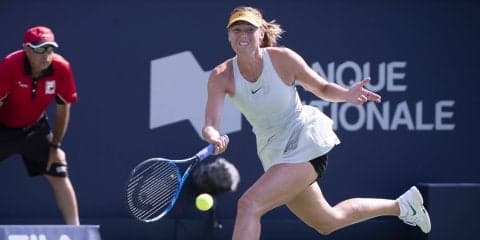 シャラポワが4年ぶりに出場しストレートで2回戦進出 [ロジャーズ・カップ]