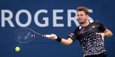元世界3位ワウリンカ、逆転勝利で2回戦突破。3回戦ではナダルと対戦へ[ATP1000 トロント]