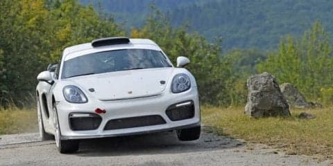ポルシェ、ケイマンGT4 のラリーコンセプト発表…WRCにスポット参戦へ