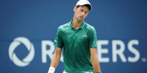 【速報】ジョコが3回戦敗退。期待の19歳チチパスから一度もブレークできず[ATP1000 トロント]