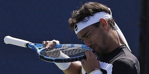 フォニーニ、敗北に終わった試合中の行為で24,000ドルの罰金処分[全米オープン]