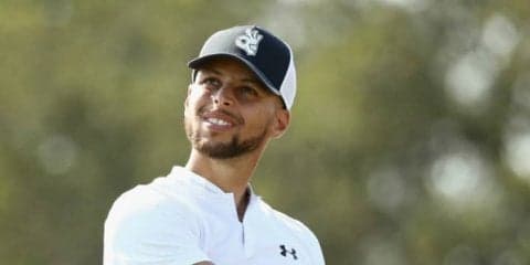 プロゴルフ大会に出場したステフィン・カリー、2年連続で予選落ち