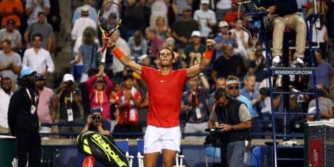 【8/11試合結果】ナダル、同大会4度目の優勝に王手。チチパスは快進撃が続く