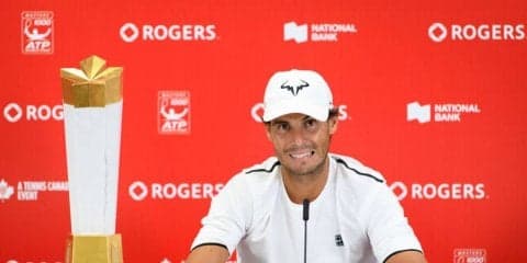 ナダル欠場でBIG4揃わず。「とても残念」[ATP1000 シンシナティ]