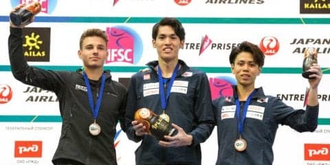 楢崎明智が優勝！原田海も3位に／世界ユース選手権2018【ボルダリング／ジュニア】