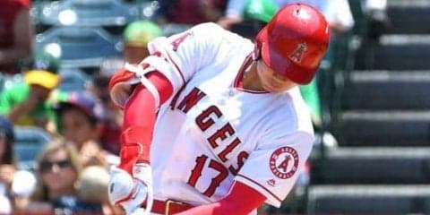 【MLB】大谷翔平、第5打席に2点タイムリー　1点差に詰め寄る安打で3試合連続ヒット