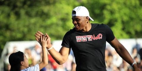 『Mr.トリプル・ダブル』ラッセル・ウェストブルック、来日イベントが大盛況