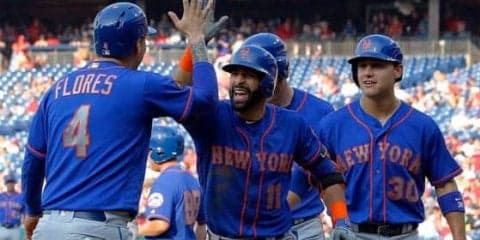 【MLB】メッツが大勝　25安打24得点で31年前の同じ日にマークした球団記録を更新