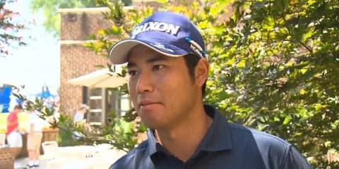 松山英樹「アイアンは良くなってきている。後はティーショットがフェアウェイに置ければ」初日終了後インタビュー