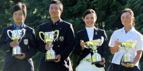 吉田優利が日本女子アマに続き日本ジュニアも制覇　男子は杉浦悠太が優勝