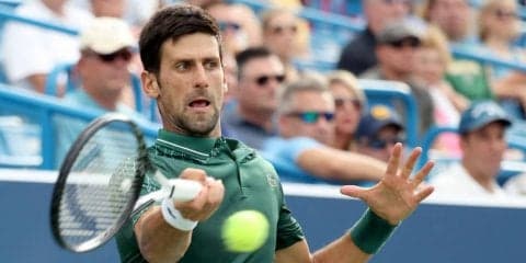 【速報】ジョコビッチ 第1セット先取。世界7位チリッチとの準決勝[ATP1000 シンシナティ]