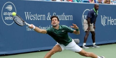 【速報】ジョコビッチが第2セットを3-6で落とす。勝負の行方は第3セットへ[ATP1000 シンシナティ]