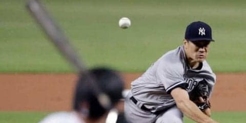 【MLB】田中将大、10勝目お預けも好投　変化球に手応え「感触が久しぶりに良かった」