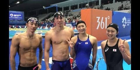 松田丈志はリレー種目の健闘を評価。選手起用の裏に采配の妙があった