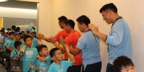 小学生タグラグビー教室「AIG Tag Rugby Tour」が東京、名古屋、大阪で開催