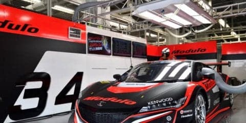 SUPER GTでのクラッシュから復活した#34 Modulo NSX、10日で新車を整備…鈴鹿10時間耐久