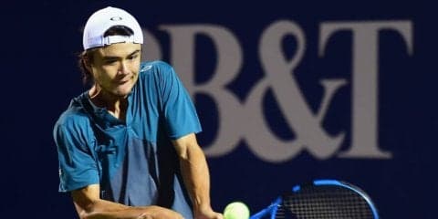 【速報】ダニエル太郎が第1セットを落とす。メドベージェフとの準決勝[ATP250 ウィンストン・セーラム]