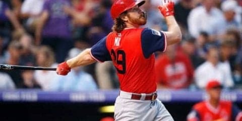 【MLB】元Gマイコラスが130M特大弾　勝敗付かずも笑顔「フェンスに当たると思った」