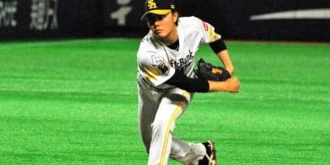 ホークス松本が29日のロッテ戦に向け準備　「自分のピッチングをしっかりやる」