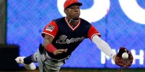 【MLB】ナ新人王候補、地面強打のダイビングキャッチに米称賛　「彼は何でもできる」