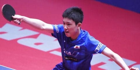 【卓球】張本智和、フレイタスに敗れベスト４＜ITTFチェコOP　男子5日目の結果＞