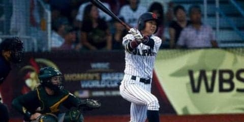 【女子W杯】4番が打った！　川端2安打1打点で侍ジャパン女子代表グループB1位通過