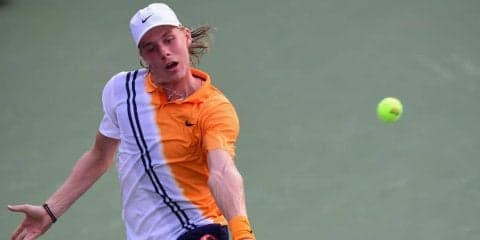 シャポバロフが10代カナダ対決で白星。第3セット途中でオジェ アリアシムが棄権[全米オープン]