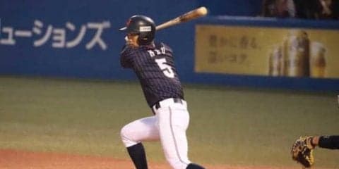 【侍J壮行試合】根尾が躍動、左前打に続き三塁打　内野ゴロで生還し、高校日本代表が1点返す
