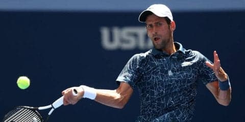 【速報】ジョコ 第3セットを奪って2-1に。酷暑の中で気迫のプレーを見せる[全米オープン]