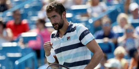 全米覇者チリッチ初戦突破も「スロースタートだった」。相手コピルは第3セットで途中棄権[全米オープン]