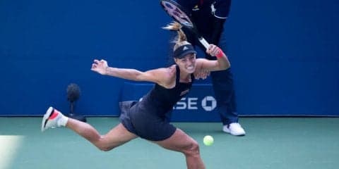 ケルバーが1回戦でストレート白星の快調スタート[全米オープン]