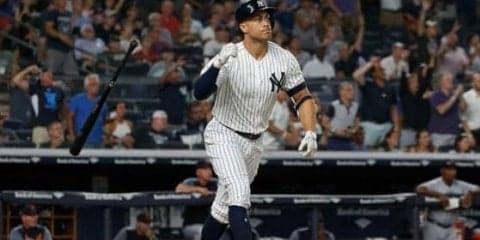 【MLB】ヤンキース・スタントンが通算300号　メジャー史上5番目のスピード達成