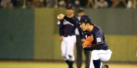 【侍U-18代表】吉田輝星が最速149キロ無失点デビュー　藤原と侍ポーズ共演「100点です」