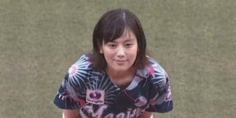 筧美和子さんがロッテ戦で始球式「ドキドキ」も「とても楽しかったです」