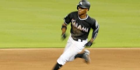【MLB】マーリンズ外野手が驚異的スピード記録　一塁到達タイムが今季最速3.43秒!?