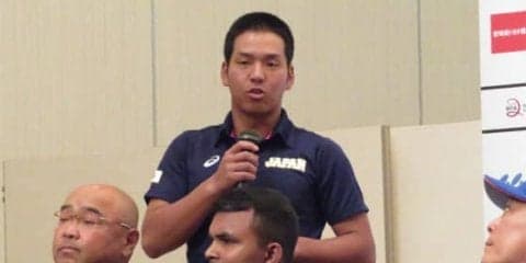 【侍U-18代表】中川卓也が公式会見で大会史上初の連覇誓う「アジアナンバー1を取りに行く」