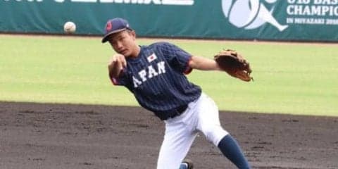 【侍U-18代表】永田監督も認めるムードメーカー　打率8割超の“元気印”が抱く思いとは…