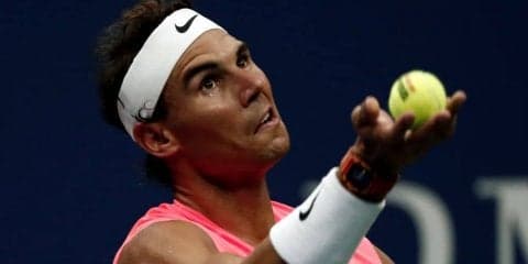 【速報】ナダルが第1セットを先取。世界37位バシラシビリとの4回戦[全米オープン]