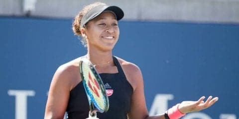 大坂なおみ「前は夢の中であなたと」。ジョークで記者たちを爆笑させる[全米オープン]