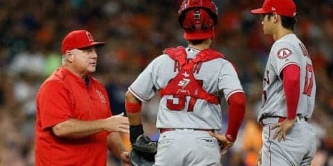 【MLB】ソーシア監督、大谷の復帰戦に満足「肘は問題なし。期待した投球でハッピー」