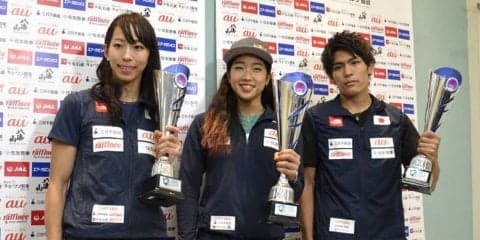 【選手コメント】ボルダリングW杯2018シーズンを終え、年間優勝の野中生萌らが帰国