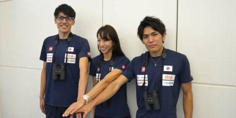 楢崎智亜「3種目で勝ちにいく」。最高峰の戦い、世界選手権へ向けて日本代表が出発