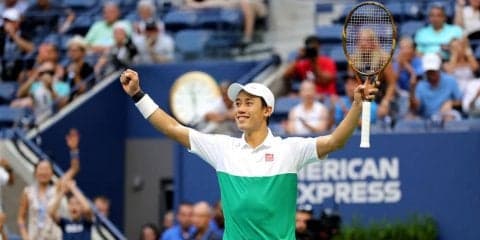 錦織「100％こっちに来ると思った」試合を決めたリターンエース。宿敵チリッチ破りベスト4進出[全米オープン]