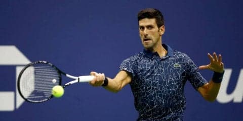 【速報】ジョコが第1セットを先取。フェデラーを破ったミルマンとの準々決勝[全米オープン]