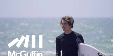 プレイヤーと競技の魅力を届ける『McGuffin ATHLETES』にプロサーファー佐藤魁が登場