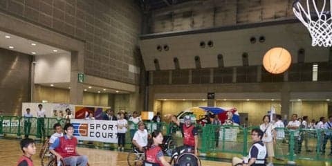 車いすバスケやウィルチェアーラグビーが体験できる「i enjoy ! パラスポーツパーク」開催