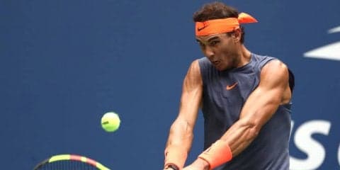 【速報】ナダルが第1セットを6(3)-7で落とす。デル ポトロとの準決勝[全米オープン]